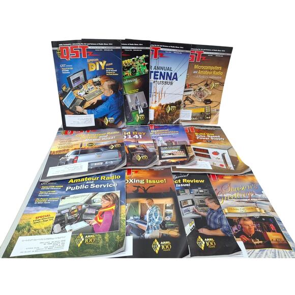 2014 QST National Assn Amateur Radio Magazine FULL Year 12 Issues Lot - Picture 1 of 6